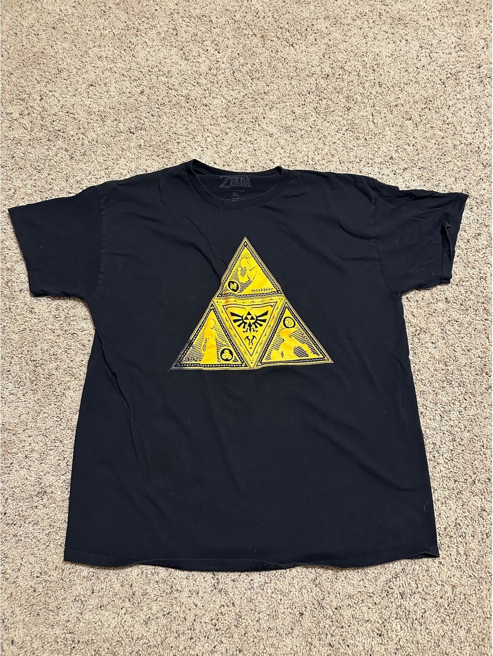 The Legend of Zelda Black Graphic T-Shirt XL